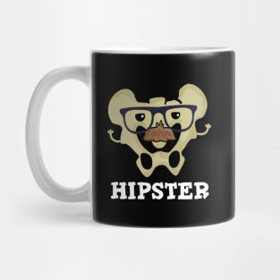 Hipster Cute Hip Bone Anatomy Pun Mug